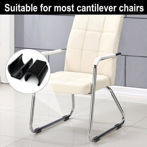 8 Protections Pied Chaise 24-25mm, pour Chaise U Porteàfaux, Anti-Bruit Sols Carrelés/Parquet (1/5)