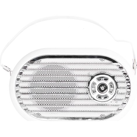 Sada Q6 Mini Enceinte audio sans fil Bluetooth portable de bureau, haut-parleur multimédia blanc (1/5)