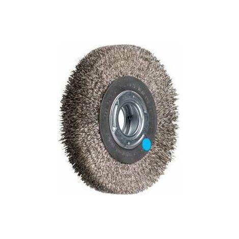 PFERD TOOLS Rundbürste breit ungezopft RBU Ø150x25xvariable Bohrung Edelstahl-Draht-Ø0,30 Schleifbock (1/5)