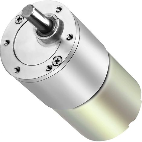 Motorreductor de CC de 12 V, 200 R de alto par, reducción de velocidad microeléctrica, motorreductor centrado, diámetro del eje de salida (1/5)