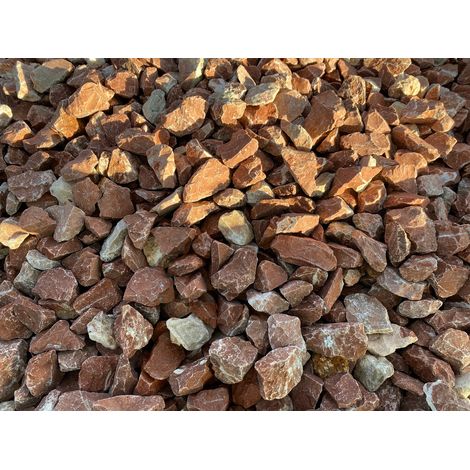 Grava Roja Mármol / Big bag 1.000 kg. / 30-40 mm (1/5)