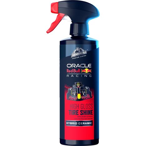Red Bull Racing Lucidante Per Pneumatici 500ml Spray Auto Moto / Effetto Lucido Brillante Lunga Durata Protezione Gomma (1/4)