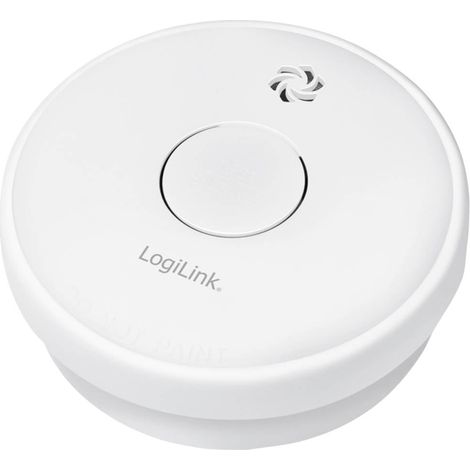 LogiLink Rilevatore di fumo a batteria (Ø x A) 100 mm x 34.5 mm (1/5)