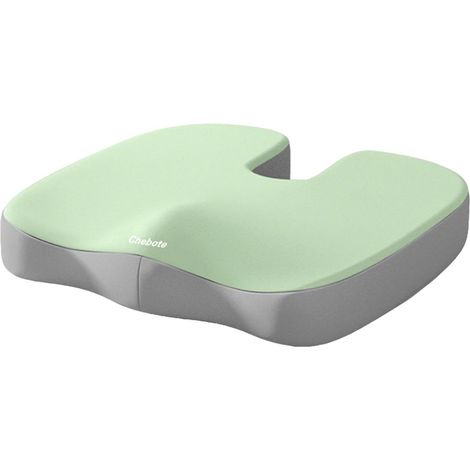 Coussin de Siège en Mousse à Mémoire Forme, Chaise, Cadeau, Vert (1/5)