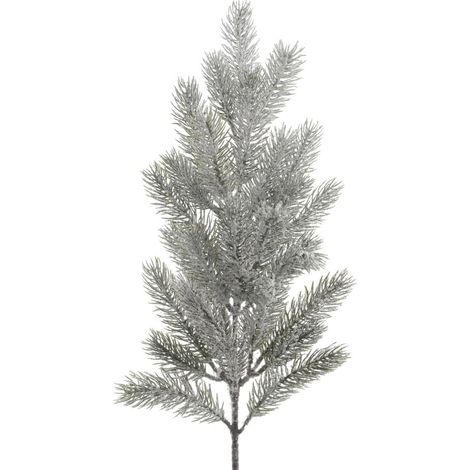 Ramo di Natale decorativo innevato H 49 cm (1/3)