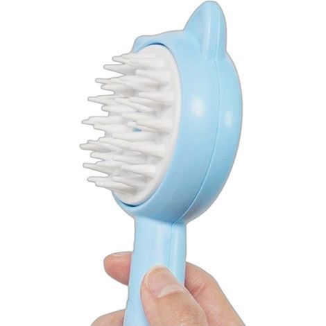 Filiyano-Brosse vapeur pour chats et chiens, peigne de massage à jet 3 en 1 pour chats, brosse rechargeable avec réservoir d'eau bleu (1/2)