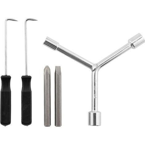 Clé pour machine à laver - Outil de démontage - Compatible avec les machines à laver - Clé à douille - Socle de machine à laver (1/5)