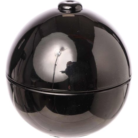 ARPIMEX Candela Boules di Natale D 7 cm H 7 Cm Vetro Nero