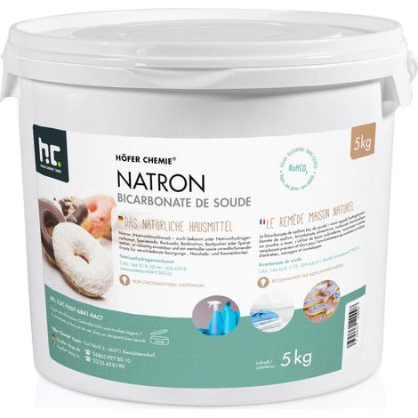 5 kg Natron Backsoda Natriumhydrogencarbonat in Lebensmittelqualität