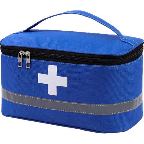 Trousse de premiers secours vide, pochette de voyage pour secouristes, sac de rangement de médicaments d'urgence pour voiture, maison, bureau, extérieur (1/5)