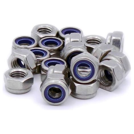 M8 (8 mm) Rope and Wire Assortiment Écrous hexagonaux – Type-p – en Acier Inoxydable (A2) (Lot de 20) (1/2)