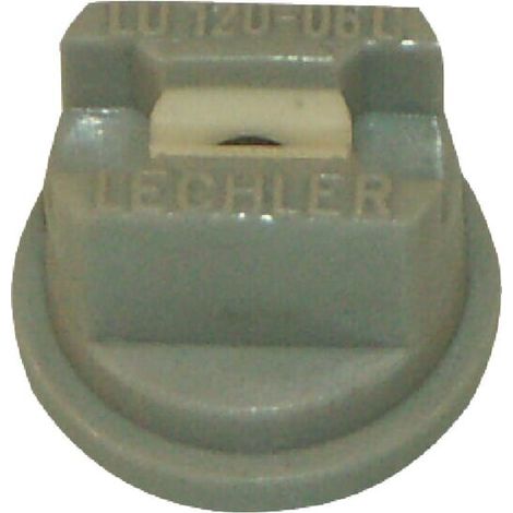 Tobera est谩ndar doble chorro plano LU 120掳 06 gris cer谩mica Lechler LECHLER LU12006C