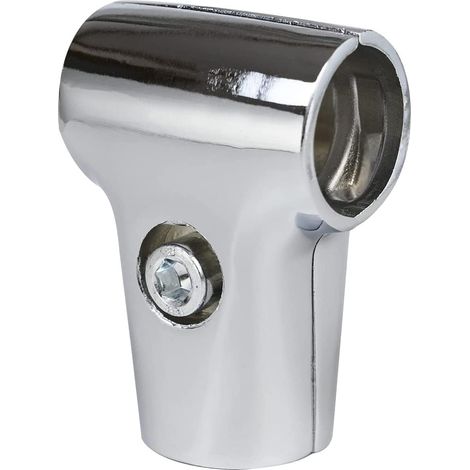 Piece Aluminum Alloy Connecting Joint Fixing Parts, 25mm Inner Diameter Silver for Round Pipe Frame, Scaffolding, Display Rack, Drying Rack (1/5)