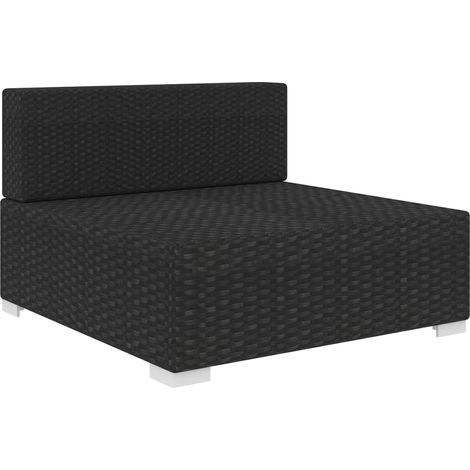 Maison Exclusive - Modular-Sofa-Mittelteil 1 Stk. + Auflagen Poly (1/5)