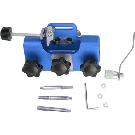 Lightweight Portable Chainsaw Sharpener Hand Crank Chain Sharpening Jig for Electric Saws Blue (1/5)