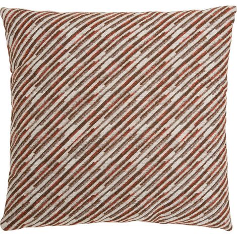 Coussin Mosai carré 40x40cm terracotta - Atmosphera créateur d'intérieur (1/3)