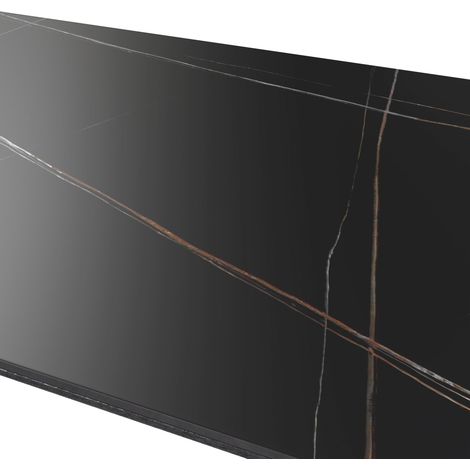 Mömax Esstisch Kiano Holz/Keramik Schwarz ca. 220x105x76 cm (1/5)