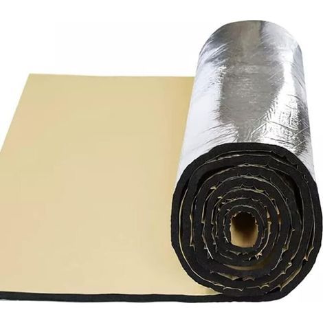 Couverture d'insonorisation et d'amortissement des vibrations pour voiture - Réduit le bruit et les vibrations à l'intérieur de votre voiture - 100 x 100 x 0,5 mm (1/5)