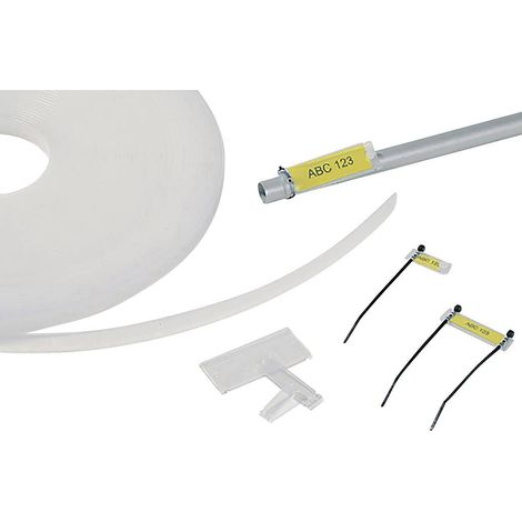 HellermannTyton 525-13003 HCR12-PEUV-CL Porte étiquette Type de montage: à insérer transparent 1 pc(s)