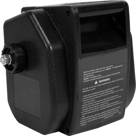 Adatto per verricelli elettrici da 12V, 2721 kg, con telecomando, fune da 11 metri, 200x200x200 mm
