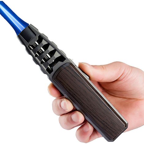 Briquet Torche à Gaz avec Boîte Cadeau, avec Verrouillage de Sécurité pour Bougie Camping BBQ Réchaud Cuisine Cuisson (1/4)