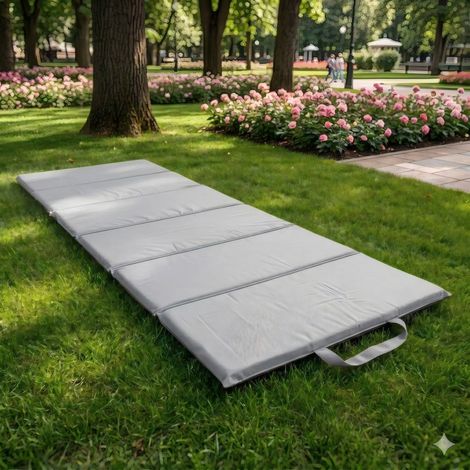 Faltmatratze 58x190 cm grau