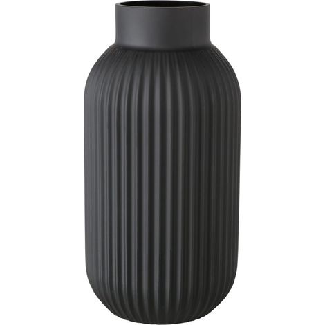 Boltze Nordika - Vaso nero opaco, 30 cm (1 pezzo)