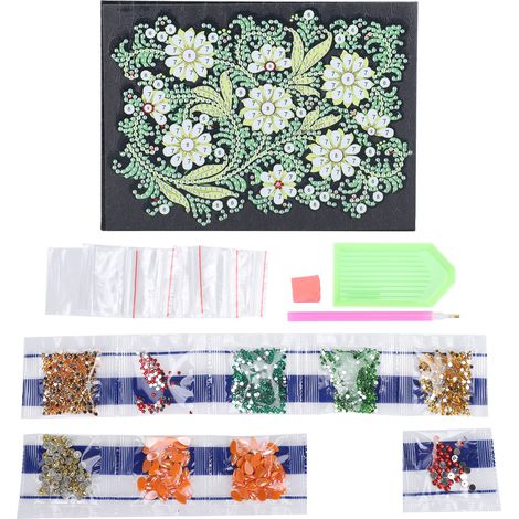 Coffret Bijoux Diamond Painting 5D Forme Spéciale Créatif Rangement Boucles d'Oreilles Conteneur DIY Artisanat (1/5)