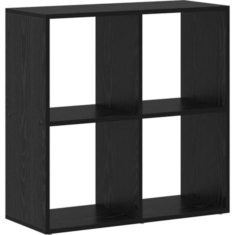Bibliothèque étagère de rangement - Chêne noir 69,5 x 29 x 69,5 cm Bois d'ingénierie fr14934 (1/5)