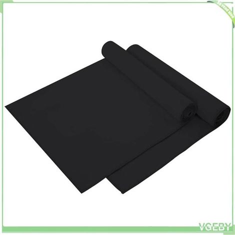 42011459 Serviettes de sport 2 pcs Noir 140 x 70 cm (1/5)