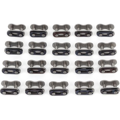 Kit de 20 maillons de chaîne 420 pour moto cross, ATV 50cc 70cc 90cc 110cc 125cc (1/5)