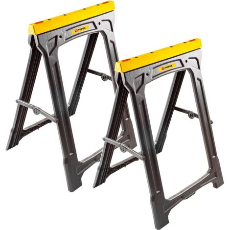 Tréteaux, capacité de charge 227 kg, 2 pièces.
