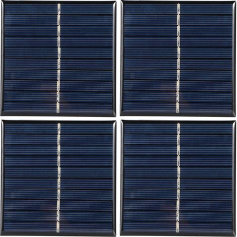 Chargeur de Panneau Solaire, Panneau Solaire extérieur, Efficace pour Les lumières solaires de pelouse de Jouets solaires (1/5)