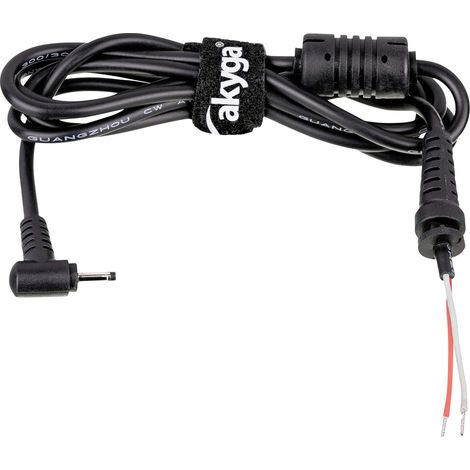Akyga AK-SC-07 Niedervolt-Adapterkabel Hohlstecker 2.5 x 0.7 mm - offene Kabelenden     1.2 m 1 St.