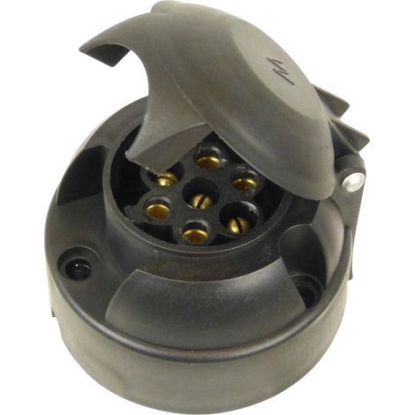 Prise remorque 7 poles plastique 12V