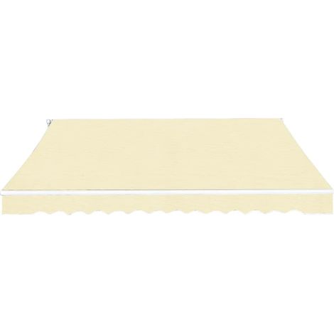 Maison Exclusive - Tenda da Sole Pieghevole Manuale 400 cm Crema