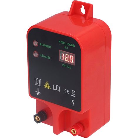 Contrôleur de charge pour clôture électronique à impulsions Pasture Pulse, alarme pour clôture pour animaux, unité centrale d'impulsions haute tension 100-240 V (1/5)