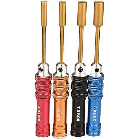 Werkzeugset für die Reparatur von funkgesteuerten Hubschraubern: 4,0/5,5/7,0/8,0 mm Schlitzschraubendreher (1/4)