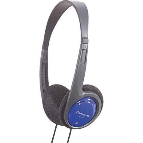 Panasonic RP-HT010E-A Blau - Kopfhörer (ohrumschließend, Kopfbügel, 16-22000 Hz, kabelgebunden, 1,2 m, schwarz, blau) (Importierte Version) (1/3)