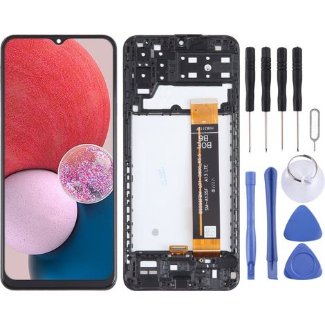 Compatible with the Samsung Galaxy A13 4G SM-A135: LCD touchscreen with frame (1/4)