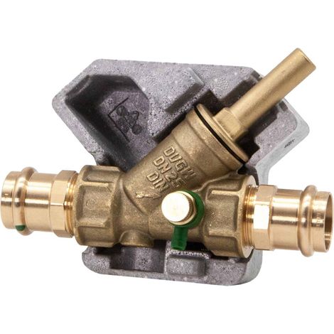 Anti-retour JS, avec raccord de pression de sortie, à bride, DN25, PN28, homologation DVGW (1/3)