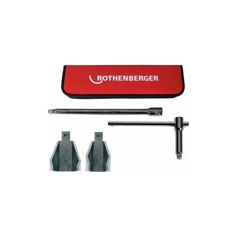 ROTHENBERGER Set  dadi per  rubinetti  da lavello,  SW36+47, con  maniglia e  prolunga  - 100108 (1/2)