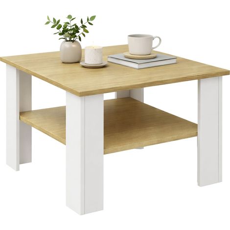 Holz Sofatisch Couchtisch Disalo 55x55