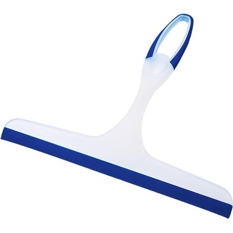 1-teiliger Abzieher für Bad und Dusche, Kunststoff-Glas- und Spiegelreiniger für Bad, Boden und Glas (Blau) (1/5)