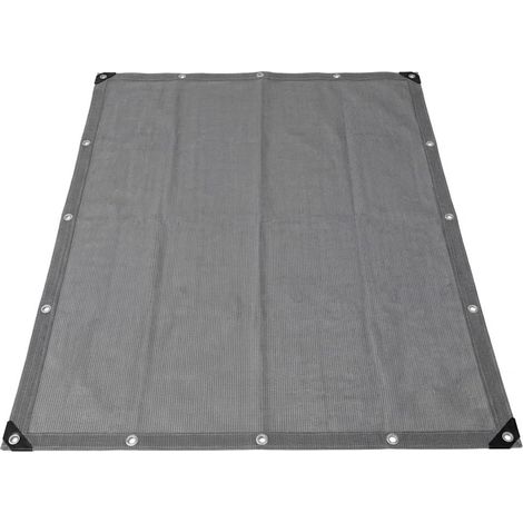 Voile d'ombrage Bord Droit 0.9 x 2 m, UV Résistant et Respirant Le Vent, Voile d'ombrage Pare-Soleil Rectangle, (1/5)