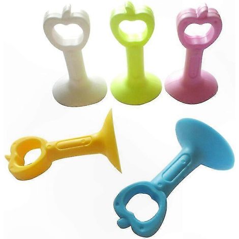 Protecteurs de porte en silicone - Butées anti-choc pour murs et poignées, lot de 10, multicolore (1/5)