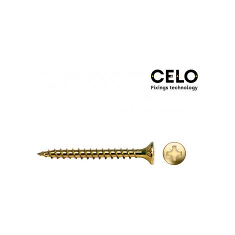 Boîte de 100 vis à bois CELO 6x60mm VLOX
