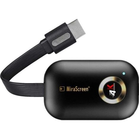 4K 5G WiFi Affichage HDMI Récepteur Adaptateur, MiraScreen Streaming TV Stick Convertisseur Support Airplay/Miracast/DLNA