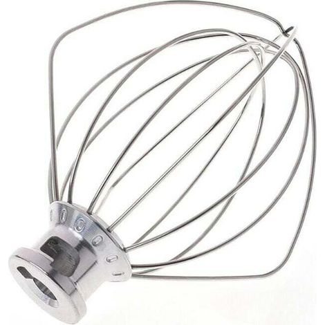 K45WW Schneebesen, kompatibel mit KitchenAid KSM90 K45 KSM150 Edelstahl-Planetenrührer, Schneebesen für Eier und Kuchen (Größe 4,5 QT / 4,3 L)