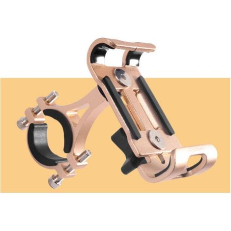 Support de téléphone portable Support de guidon de vélo pour moto vélo Or (1/3)